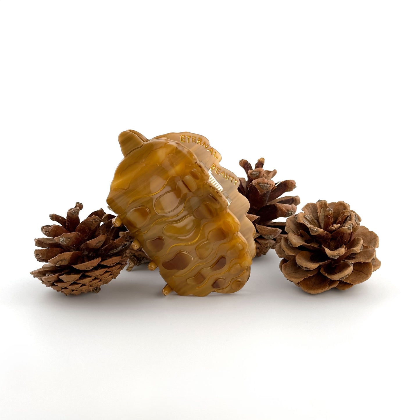 Pine Cone Hair Claw