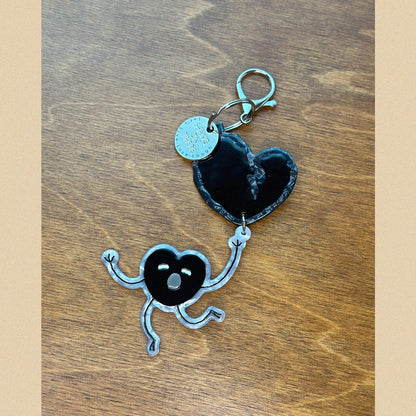 Hang In There Keyring - "Heart Broken Dubby"